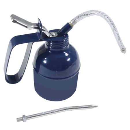 7 Oz. Lubrication Oil Can With 4 Straight And Flexible Spouts